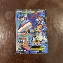 Pokemon TCG Team Aqua's Kyogre-EX Double Crisis Holo Card 6/34 - Image 1