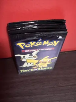 Pokemon TCG 3 card packs of Trick or Trade 2023 8 unopened packs - Image 3