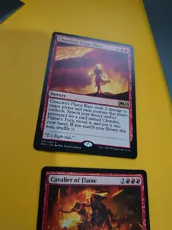 Cavalier of Flame & Chandra's flame wave Core Set 2020. M20. MTG 2 card - Image 4