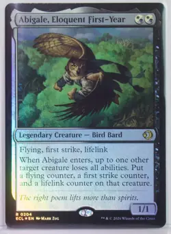 Abigale, Eloquent First-Year [New, Near Mint] *Foil* {Lorwyn Eclipsed} - Image 1
