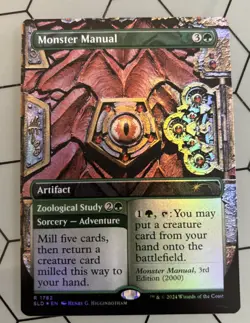 MTG | Secret Lair | Monster Manual (1782) | 🌈🌟Rainbow Foil 🌟🌈 - Image 1