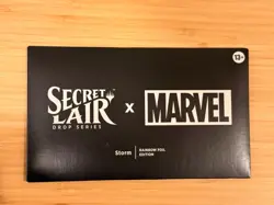 Storm FOIL Secret Lair -- Sealed Marvel MtG Magic New Rainbow Foil - Image 1