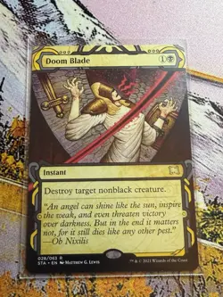 1x Doom Blade - Extended Art NM Eng MTG - Strixhaven - Image 4