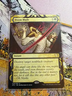 1x Doom Blade - Extended Art NM Eng MTG - Strixhaven - Image 5
