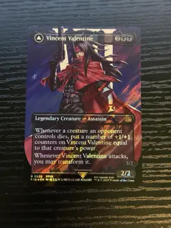 Vincent Valentine - Borderless Surge Foil - Final Fantasy Magic the Gathering - Image 1