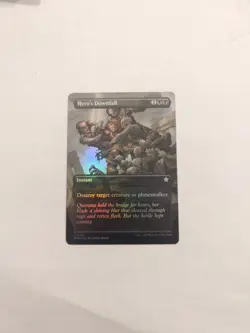 Hero's Downfall (Borderless) *FOIL* Foundations NM MTG - Image 1