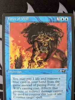 Force of Will ~ Alliances [Near Mint][Magic MTG] - Image 2