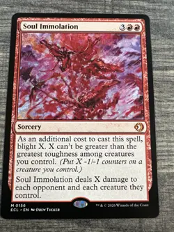 Soul Immolation (156) - Lorwyn Eclipsed (ECL) - MTG - Image 1