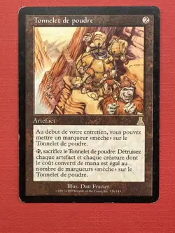 MTG Urza Destiny- Powder Keg Tonnelet de Poudre - French - EX - Image 1