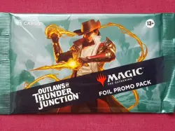 Magic The Gathering OUTLAWS OF THUNDER JUNCTION FOIL PROMO BOOSTER PACK new MTG - Image 1