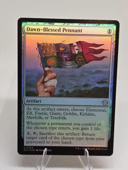 Dawn-Blessed Pennant FOIL X1 ECL MTG Lorwyn Eclipsed - Image 1