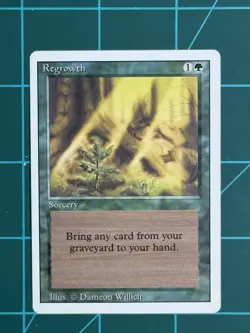 MTG Regrowth Revised Edition Regular - Image 1