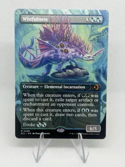 MTG - Wistfulness - Borderless - Lorwyn Eclipsed - Image 1