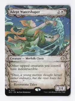 Adept Watershaper (Showcase) 0297 (R) MTG Lorwyn Eclipsed (ECL) - Image 1