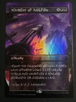 tOrMEnt oF hAiLFiRe (Rainbow Foil) Secret Lair Drop Foil - Image 1