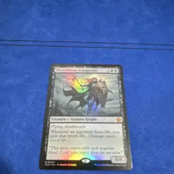 Magic: The Gathering Bloodthirsty Conqueror Foil Foundations Black Mythic 58 - Image 1