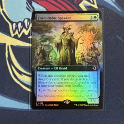 Formidable Speaker (Extended Art) [Lorwyn Eclipsed] 366 NM Foil - Image 1