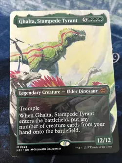 Ghalta, Stampede Tyrant (Borderless) The Lost Caverns of Ixalan Regular NM-M - Image 1