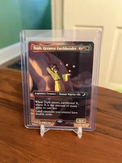 Toph, Greatest Earthbender Borderless Regular Non-Foil x 1 (TLE EN R 0070) - Image 1