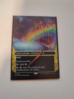 MTG Cascading Cataracts Edge Of Eternities: Stellar Sights Borderless Regular - Image 1