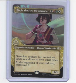 Magic MTG Avatar The Last Airbender Toph The First Metalbender Borderless R0353 - Image 1