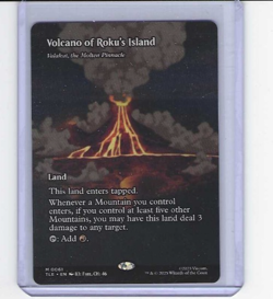 Magic MTG Avatar The Last Airbender Volcano of Roku's Island Borderless M0061 - Image 1