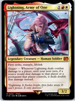 Lightning, Army of One M FINAL FANTASY 233 NM - Image 1