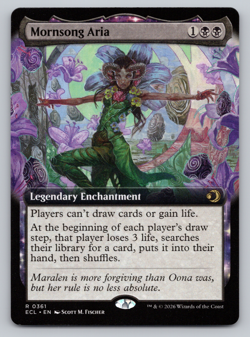 Mornsong Aria Extended Art - Lorwyn Eclipsed MTG - Image 1