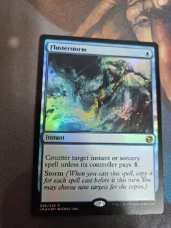 MTG Iconic Masters Flusterstorm (FOIL) & Time Spiral Remastered Pact Of Negation - Image 2
