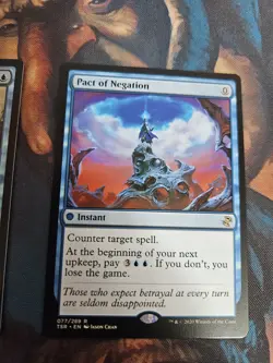 MTG Iconic Masters Flusterstorm (FOIL) & Time Spiral Remastered Pact Of Negation - Image 3