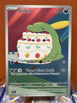 Gulpin NM IR 154/142 Sv07: Stellar Crown Pokemon TCG Holo 1312 - Image 1