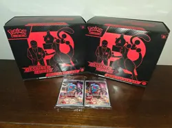 (2) Pokemon TCG - Destined Rivals ETB Elite Trainer Boxes & Promos (NO Packs) - Image 1