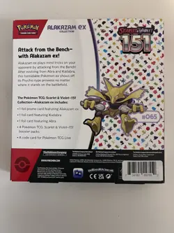 Pokemon TCG: Scarlet & Violet-151 Alakazam ex Collection Booster Box 820650855269 - Image 2