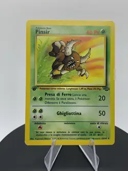 Pokemon TCG Pinsir Jungle Card 25/64 1st Edition Unlimited Rare Non-Holo Italian - Image 3