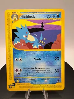 Pokemon Card Golduck 50a/147 Non-Holo Aquapolis 2002 - Image 1