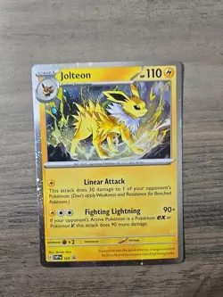 Pokemon TCG Jolteon SVP169 Black Star Promo Holo Rare Prismatic Evolutions NM - Image 1