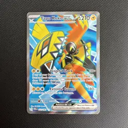 Pokemon Card TCG - Tapu Koko EX 222/182 - Paradox Rift - Ultra Rare - NM - Image 1