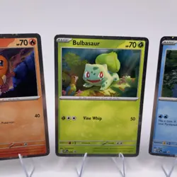 Pokemon Scarlet & Violet 151: Poster Collection Black Star Promo Starters Set - Image 3