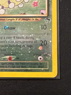Ledyba Southern Islands Reverse HOLO Pokemon TCG 7/18 LP Ungraded Double Swirl - Image 5