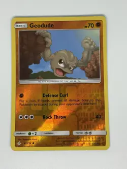 Geodude - Unbroken Bonds 87/214 - Reverse Holo Common Mint/NM - Pokemon - Image 1