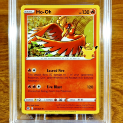 Pokemon Celebrations Classic Collection Ho-Oh 001/025 AGS Gem-MT 10 Holo 2021 - Image 2