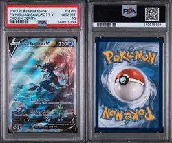 PSA 10 - 2023 Pokemon Sword And Shield Crown Zenith Fa/Hisuian Samurott V #GG51 - Image 3