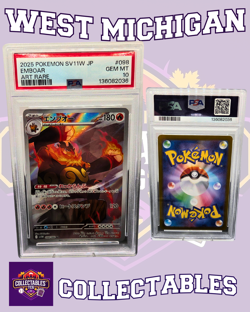 PSA 10 Emboar 098/086 SV11W: White Flare Holo (Japanese) Pokemon GEM MT AR - Image 1