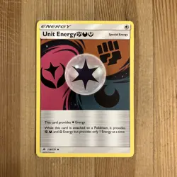 Unit Energy FDY - 118/131 - Uncommon LP, English Pokemon Sun & Moon Forbidden Li - Image 1