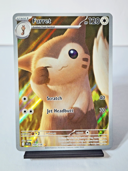 Furret 168/159 Illustration Rare SV09: Journey Together Pokemon TCG NM - Image 1