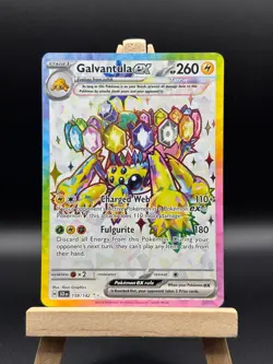Galvantula ex 159/142 Stellar Crown Full Art Ultra Rare Holo Pokemon Card NM 159 - Image 1