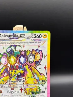 Galvantula ex 159/142 Stellar Crown Full Art Ultra Rare Holo Pokemon Card NM 159 - Image 4