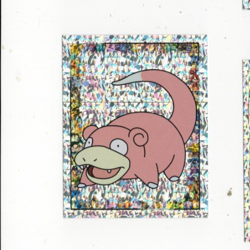 1999 Merlin Pokemon Sticker S13 Slowpoke Foil Holo Pokemon - Image 1