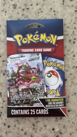 POKEMON TRADING CARD GAME 1 PACK 25 CARDS ONE FOIL GUARANTEE RANDOM INSERTS - Image 1