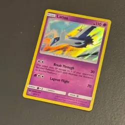 Latios Rare Holo 41/73 NM Shining Legends 2017 Pokemon Card TCG - Image 1